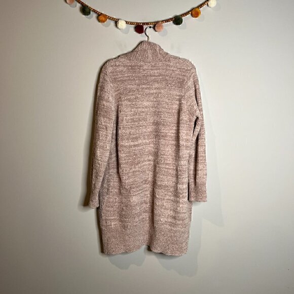 Barefoot Dreams CozyChic pink open cardigan sweater - Picture 5 of 5